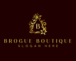 Elegant Floral Boutique logo design