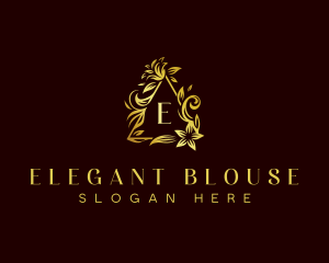 Elegant Floral Boutique logo design