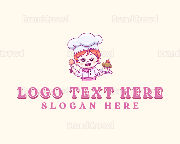 Pastry Chef Baker Mascot Logo