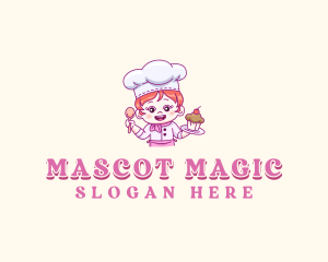 Mascot - Pastry Chef Baker Mascot logo design