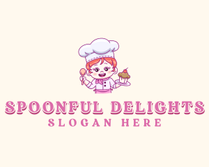 Pastry Chef Baker logo design