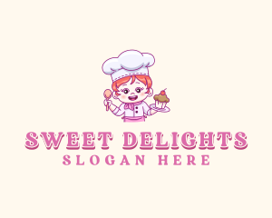 Pastry Chef Baker logo design