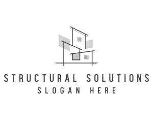 Engineer Structure Builder logo design