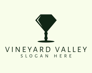 Winery - Diamond Chalice Winery logo design