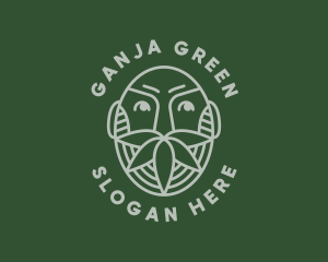 Ganja - Cannabis Weed Guy logo design