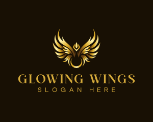 Wings Angelic Luxury logo design