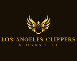 Wings Angelic Luxury logo design