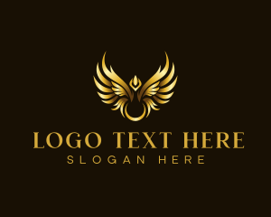 Winged - Wings Angelic Luxury logo design