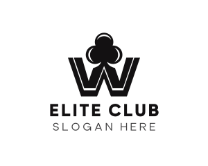 Club - Poker Club Casino logo design