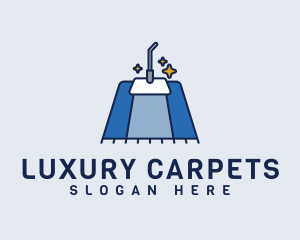 Carpet - Clean Carpet Vacuum logo design