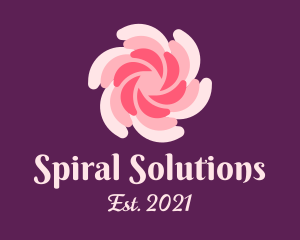 Spiral Floral SPA logo design