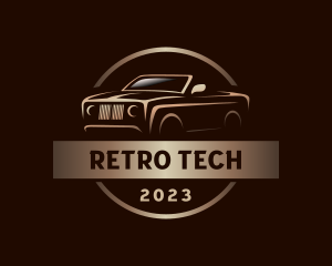 Retro Luxury Car logo design