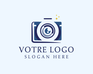 Camera Lens Photography Logo