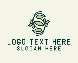 Farm - Botanical Letter S logo design