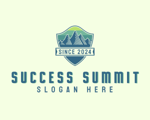 Mountain Summit Hiking logo design