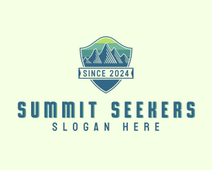 Mountain Summit Hiking logo design