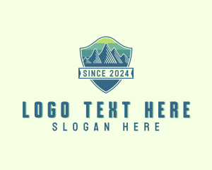 Mountain Summit Hiking Logo