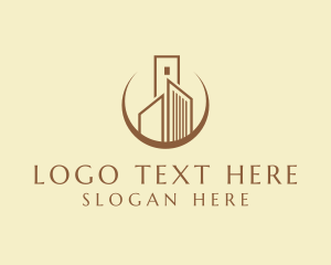 Property - Modern Elegant Building logo design