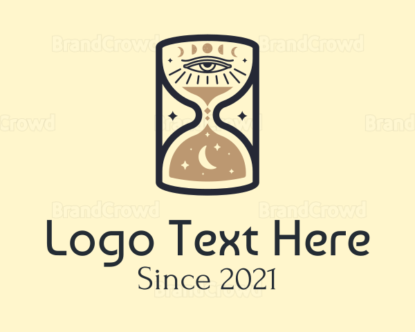 Hourglass logo sale