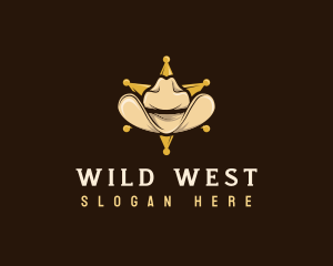 Cowboy - Cowboy Sheriff Hat logo design