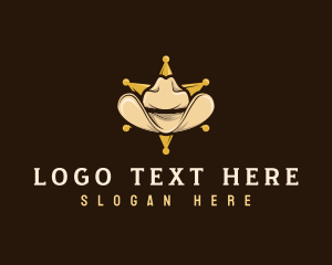 Cowboy Sheriff Hat Logo