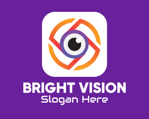 Pupil - Surveillance Eye App logo design