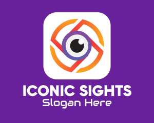 Surveillance Eye App logo design