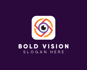 Surveillance Eye App logo design