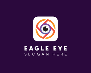 Surveillance Eye App logo design