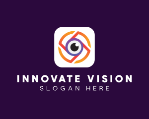 Surveillance Eye App logo design