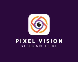 Surveillance Eye App logo design