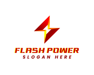 Lightning Electrical Power logo design