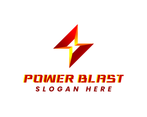 Lightning Electrical Power logo design