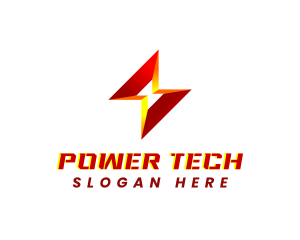 Lightning Electrical Power logo design