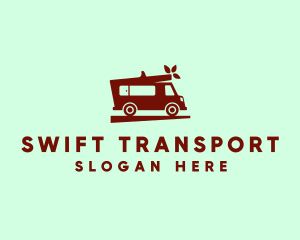 Wood Moving Van logo design