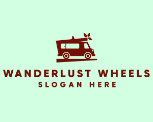 Wood Moving Van logo design