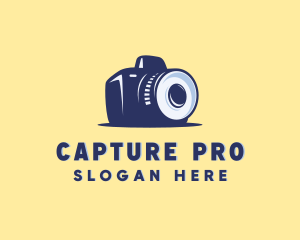 Dslr - Photography Camera Lens logo design