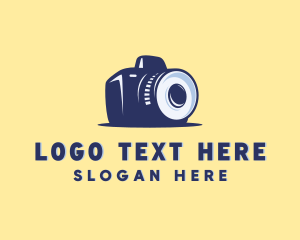 Action Camera - Photography Camera Lens logo design