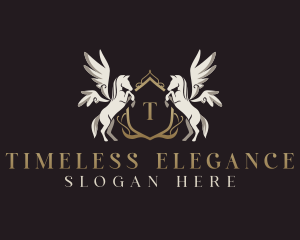 Classic - Classic Pegasus Crest logo design