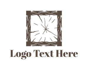 Furniture - Bark Wooden Frame logo design