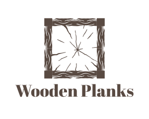 Bark Wooden Frame logo design