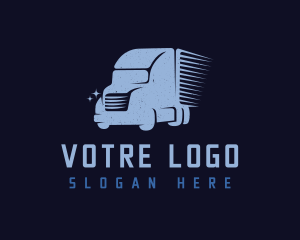Driver - Express Truck Logistics logo design