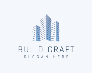 Gradient Realty Building logo design