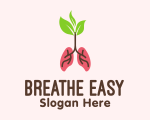 Emphysema - Herbal Lungs Treatment logo design