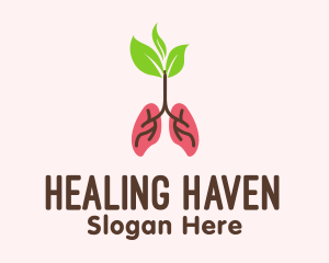 Treatment - Herbal Lungs Treatment logo design