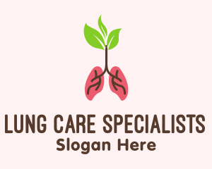 Herbal Lungs Treatment  logo design