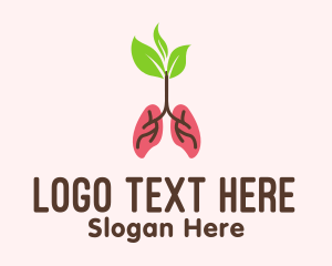 Lung Health - Herbal Lungs Treatment logo design