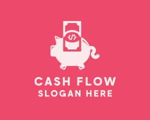 Piggy Cash Money logo design