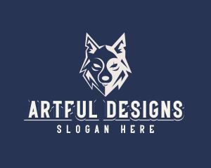 Wild Wolf Avatar logo design