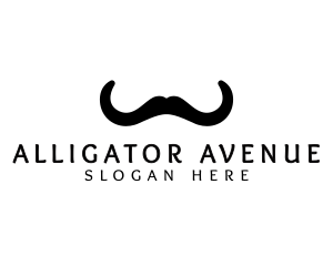 Mustache Horns Barber logo design